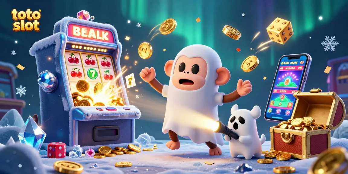 Toto slot scene with a ghost monkey and puppy, showcasing dynamic casino action and excitement.