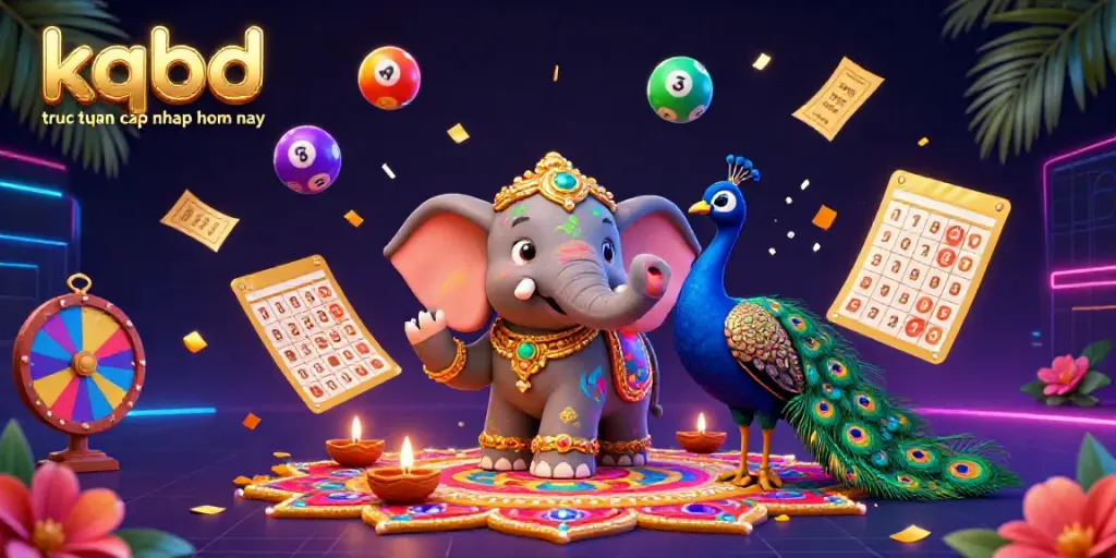 Engaging scene of kqbd truc tuyen cap nhap hom nay featuring festive elements and vibrant gambling activities.