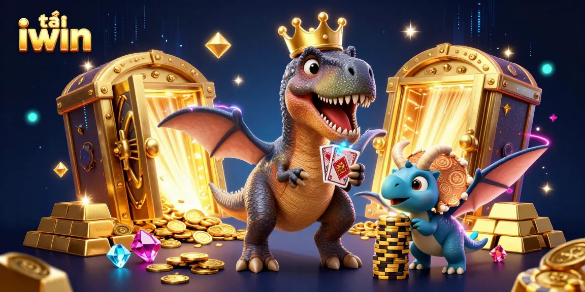 Engage with exciting gameplay and vibrant scenes in tải iwin's 3D casino illustration.