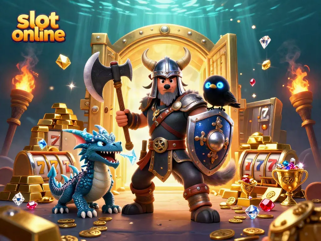 Spin to win with thrilling slot online adventures amidst treasures and fantasy characters.