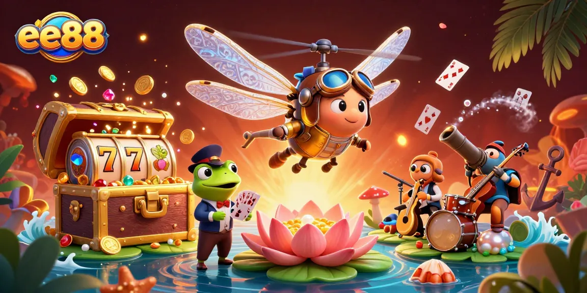 Experience thrilling action at the ee88 casino with lively characters and vibrant gaming elements.