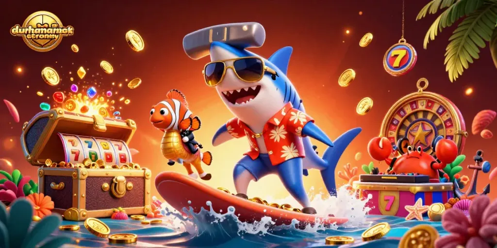 Engage with durhamastronomy by playing vibrant casino games amidst colorful underwater scenes.