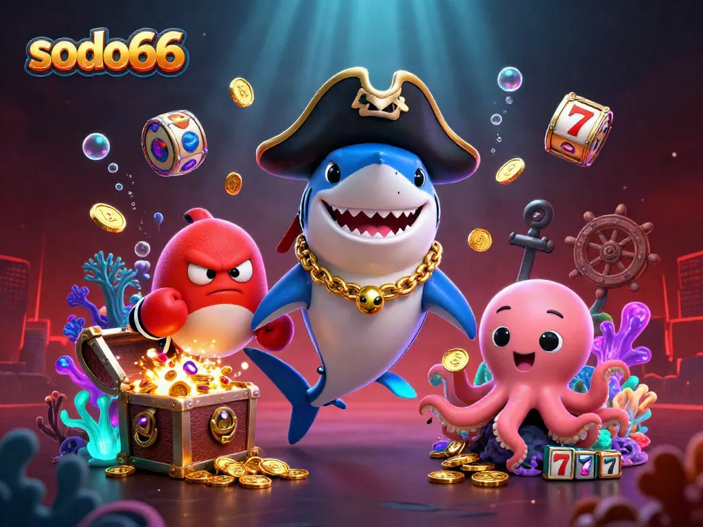 Engage in thrilling casino gameplay with sodo66 featuring fun characters and vibrant slot elements