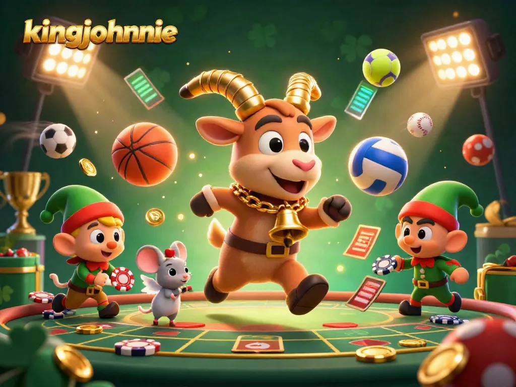 Play thrilling games at kingjohnnie's holiday-horror casino featuring Krampus, an angel mouse, and mischief-making elves.