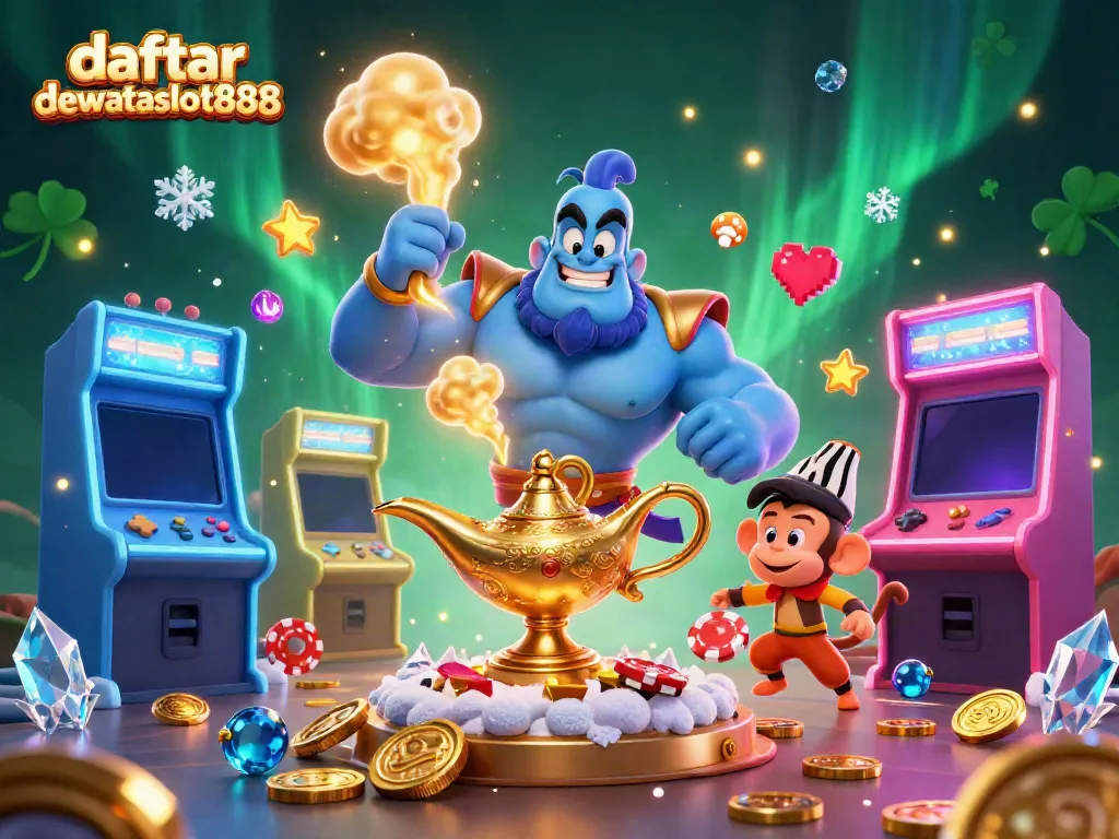 Gabung dengan daftar dewataslot888 dan nikmati permainan slot menarik dalam ilustrasi 3D ini.
