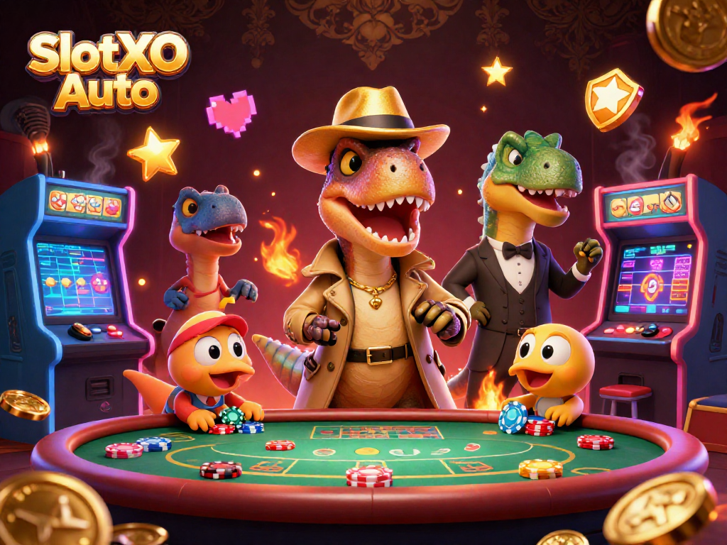 เล่น SlotXO Auto ด้วยความสนุกที่เต็มไปด้วยสีสันและการ์ตูนสุดน่ารักในคาสิโน