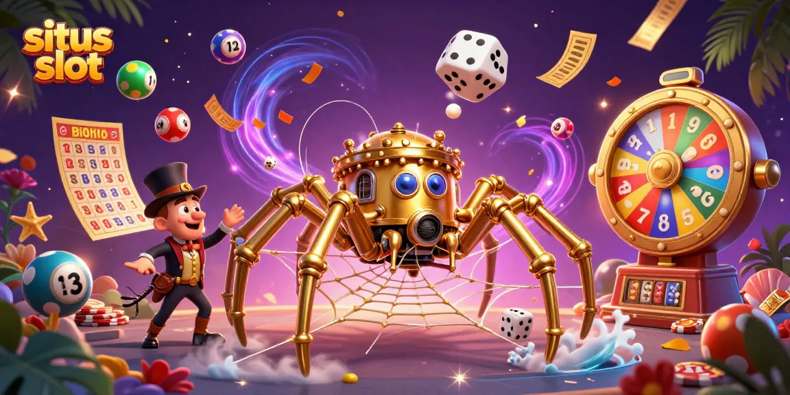 Mengalami kegembiraan situs slot dengan laba-laba steampunk yang menyusun jaring emas sambil menangkap dadu yang sial.