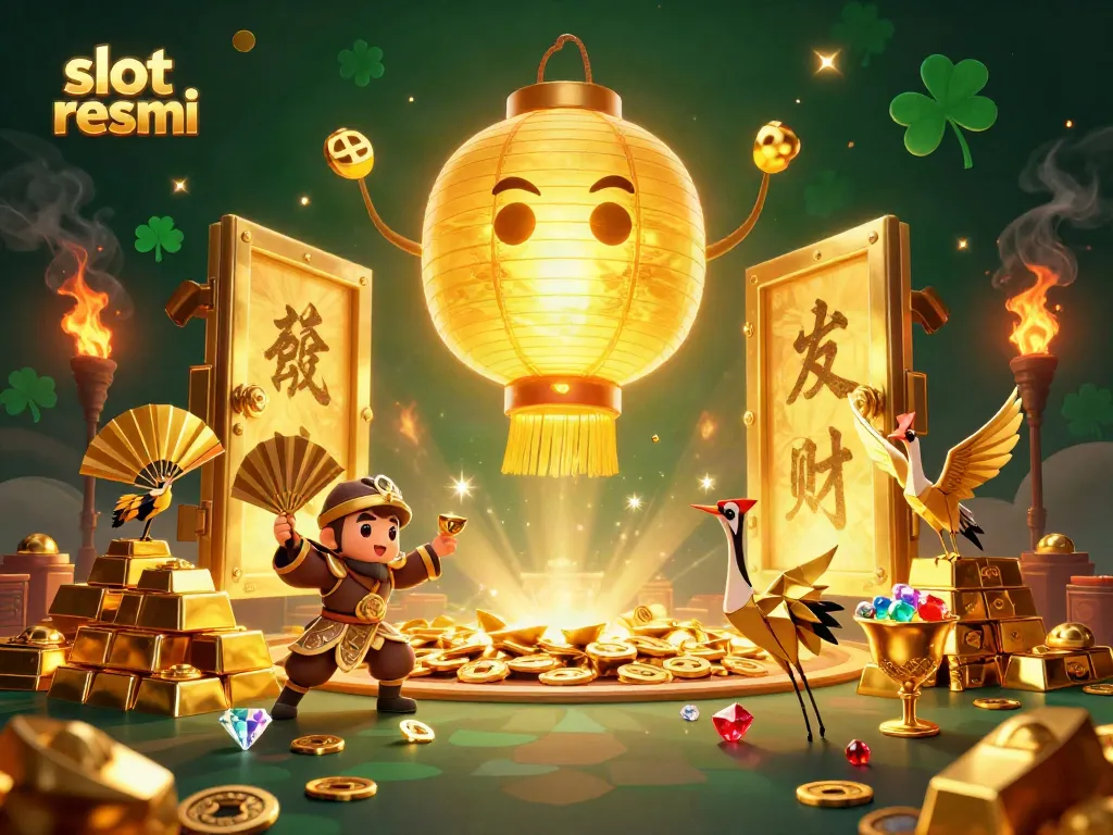 Experience thrilling wins at slot resmi with exciting games and golden treasures in a vibrant casino setting.