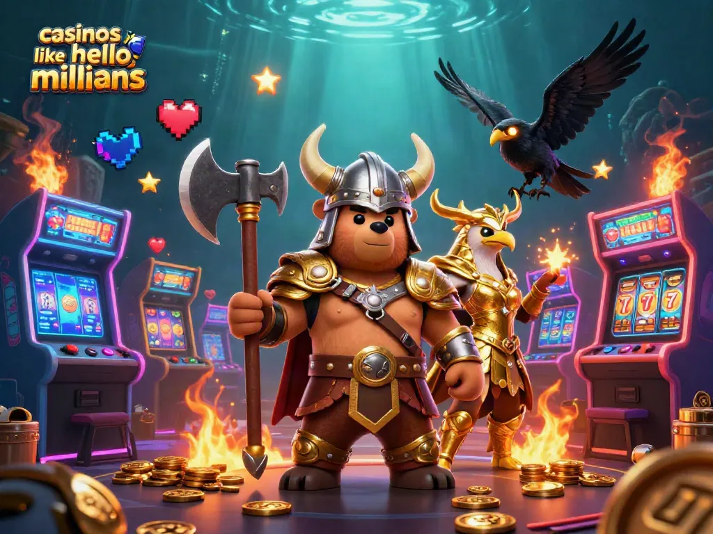 Experience the excitement of casinos like Hello Millions with vivid arcade games and rich rewards.