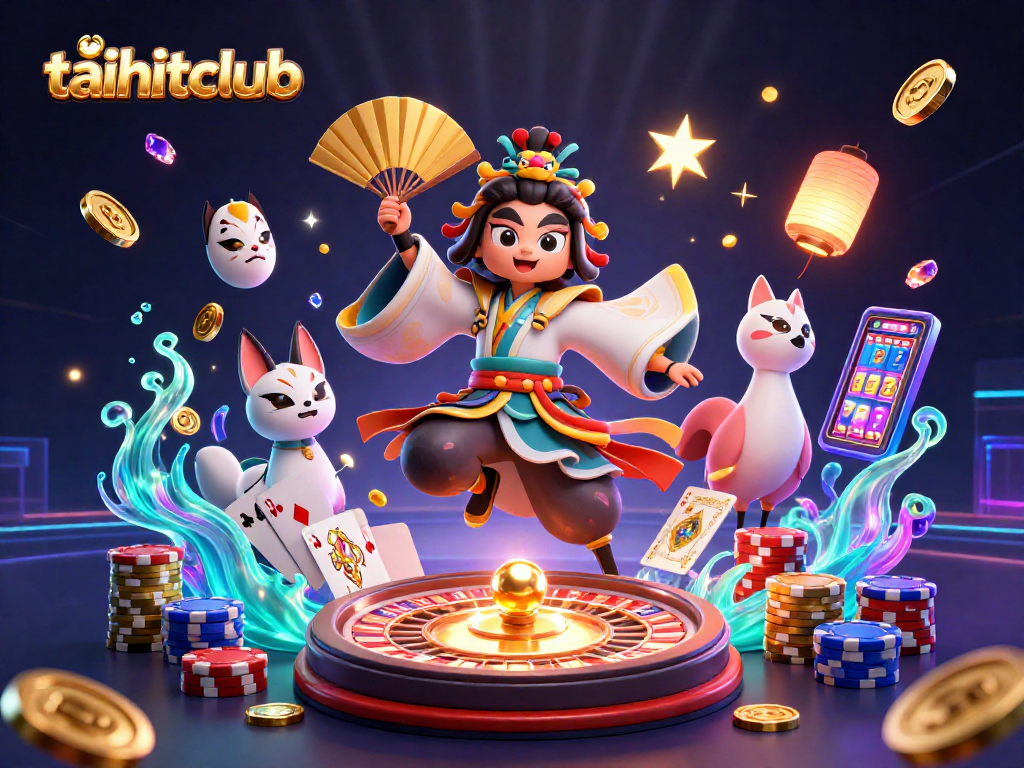 Experience taihitclub's thrilling casino vibes with kabuki warriors and dazzling game elements.