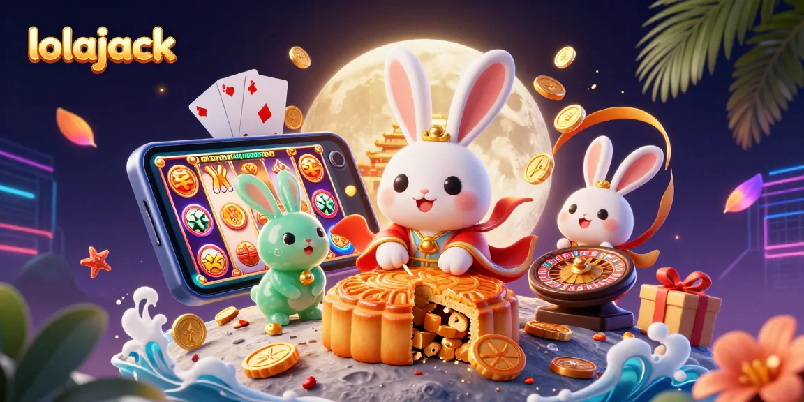 Spin and win with lolajack as the moon rabbit unleashes casino treasures on the lunar surface.