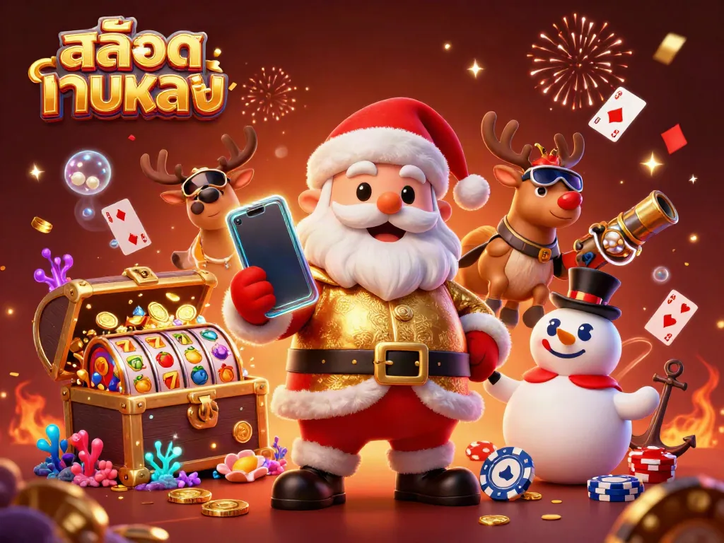 เล่นสล็อตเว็บตรงในคาสิโนที่สนุกสนานกับซานต้าและเพื่อนๆ