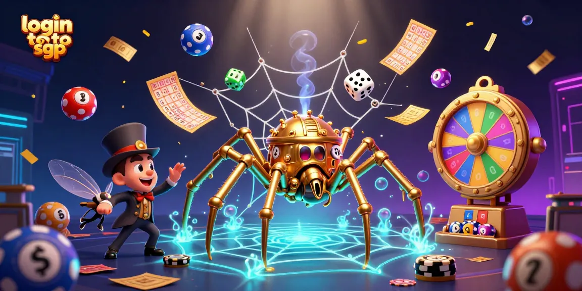 Engage with the thrill of login toto sgp through this vibrant illustration capturing a steampunk casino adventure.