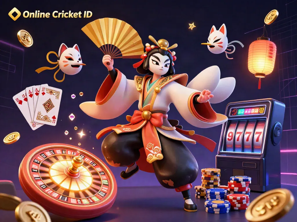 Engage with your favorite Online Cricket ID while winning big in 3D animated casino fun.